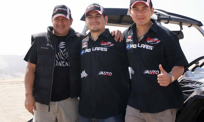 Team Polaris preparado para el Dakar 2013